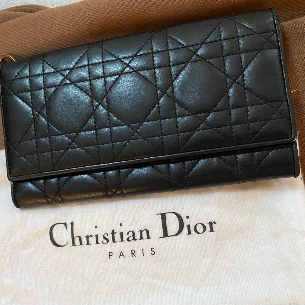 Christian Dior Cannage Lambskin Wallet DIOR - Picture 3 of 8
